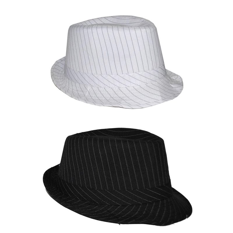 Αποκριάτικο Αξεσουάρ Καπέλο Καβουράκι Ριγέ Μαύρο