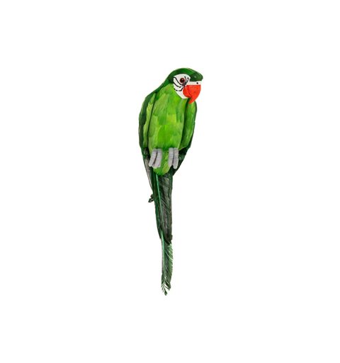 Διακοσμητικός Υφασμάτινος Παπαγάλος Πράσινος 46x12x12 εκ.