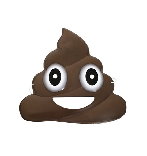 Αποκριάτικο Αξεσουάρ Μάσκα Emoji Poop