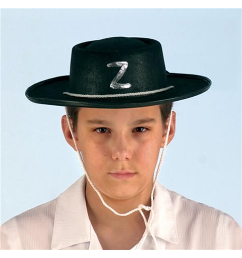 Αποκριάτικο Αξεσουάρ Καπέλο Ζορρό Παιδικό