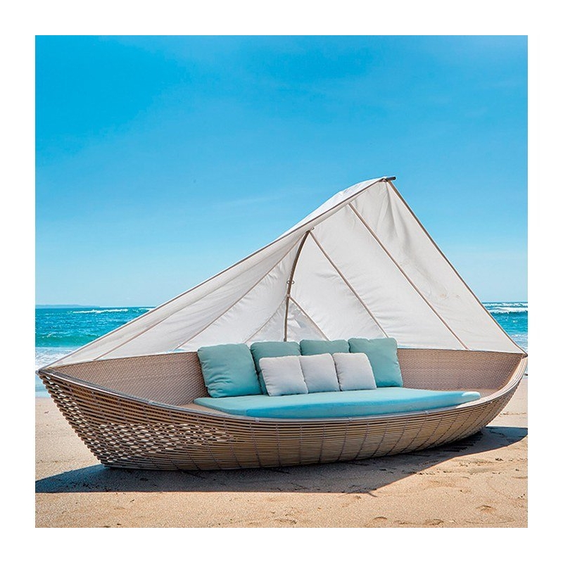 Boat Daybed Κήπου Wicker...