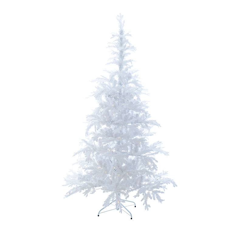 Δέντρο Χιονισμένο με Φωτάκια Λευκό 210 εκ.