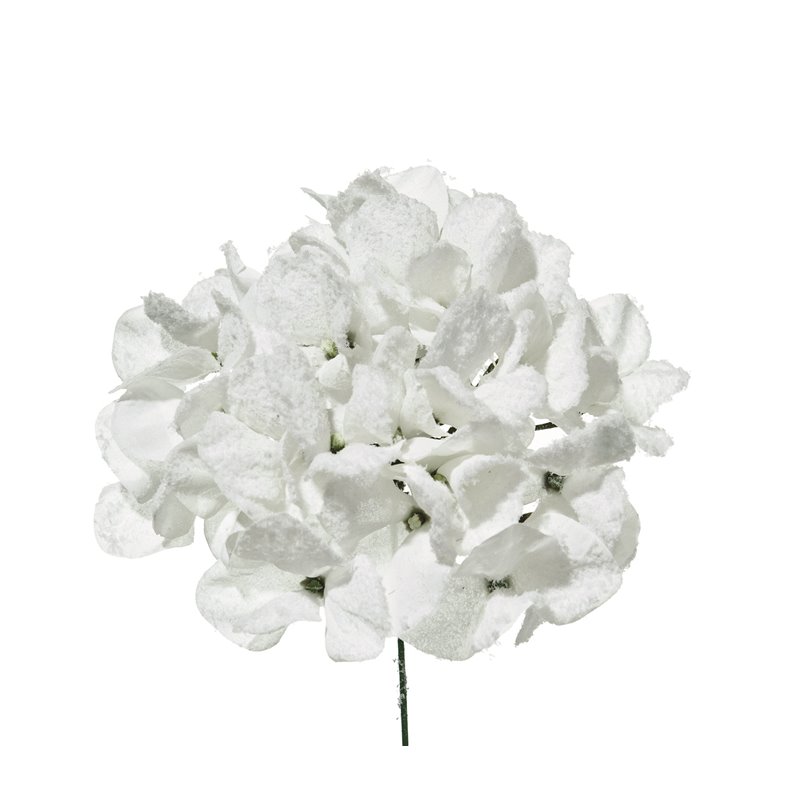 Λουλούδι Ορτανσία Λευκό 21 εκ.