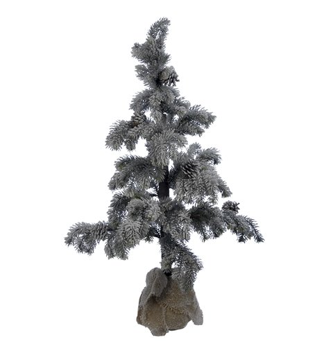 Δέντρο Διακοσμητικό Βάση Τσουβάλι Χιονισμένο 100 εκ.