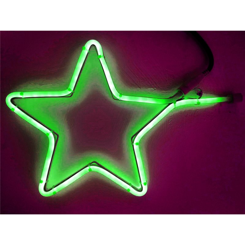 Φωτιζόμενο Αστέρι Πράσινο Led IP44