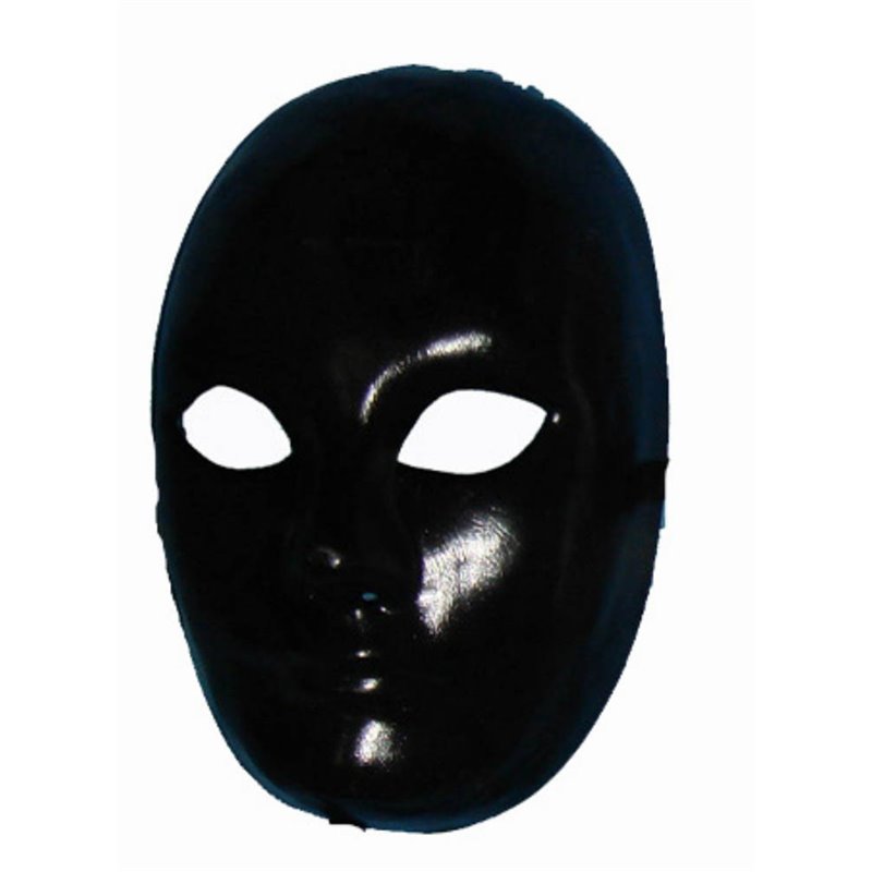Αποκριάτικο Αξεσουάρ Βενετσιάνικη Μάσκα Paper Mache Μαύρη