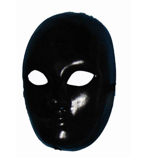 Αποκριάτικο Αξεσουάρ Βενετσιάνικη Μάσκα Paper Mache Μαύρη