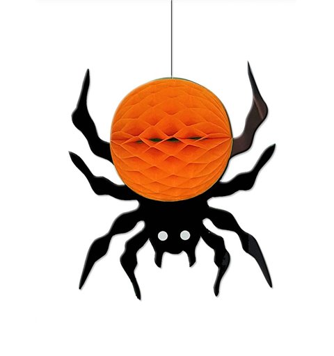 Αποκριάτικο Αξεσουάρ Γιρλάντα Halloween Αράχνη Κρεμαστή