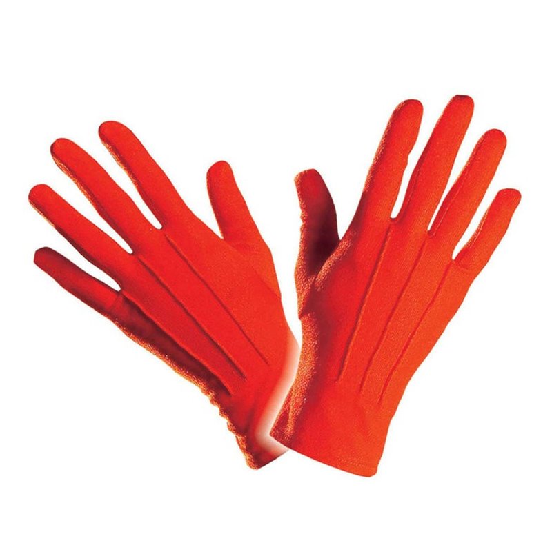 Αποκριάτικο Αξεσουάρ Γάντια Κόκκινα Κοντά