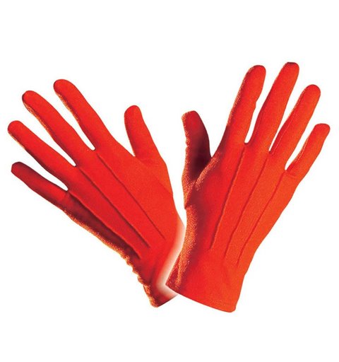 Αποκριάτικο Αξεσουάρ Γάντια Κόκκινα Κοντά