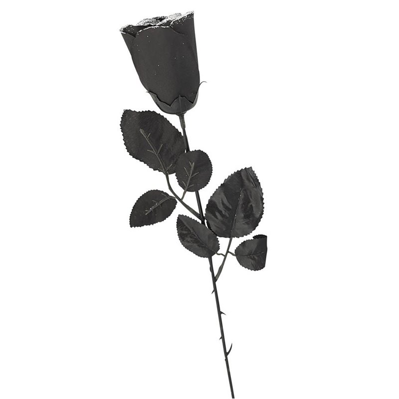 Αποκριάτικο Αξεσουάρ Μαύρο Τριαντάφυλλο 45 εκ.