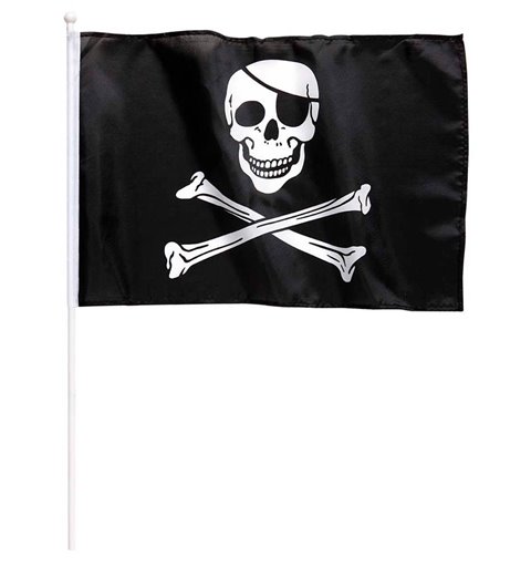 Αποκριάτικο Αξεσουάρ Σημαία Πειρατική 43x30 εκ.