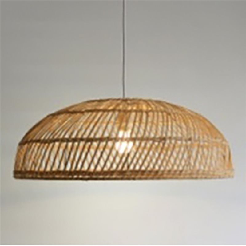 Φωτιστικό Οροφής Bamboo Φυσικό Φ60x22 εκ.