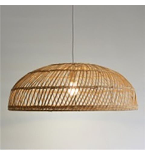 Φωτιστικό Οροφής Bamboo Φυσικό Φ60x22 εκ.