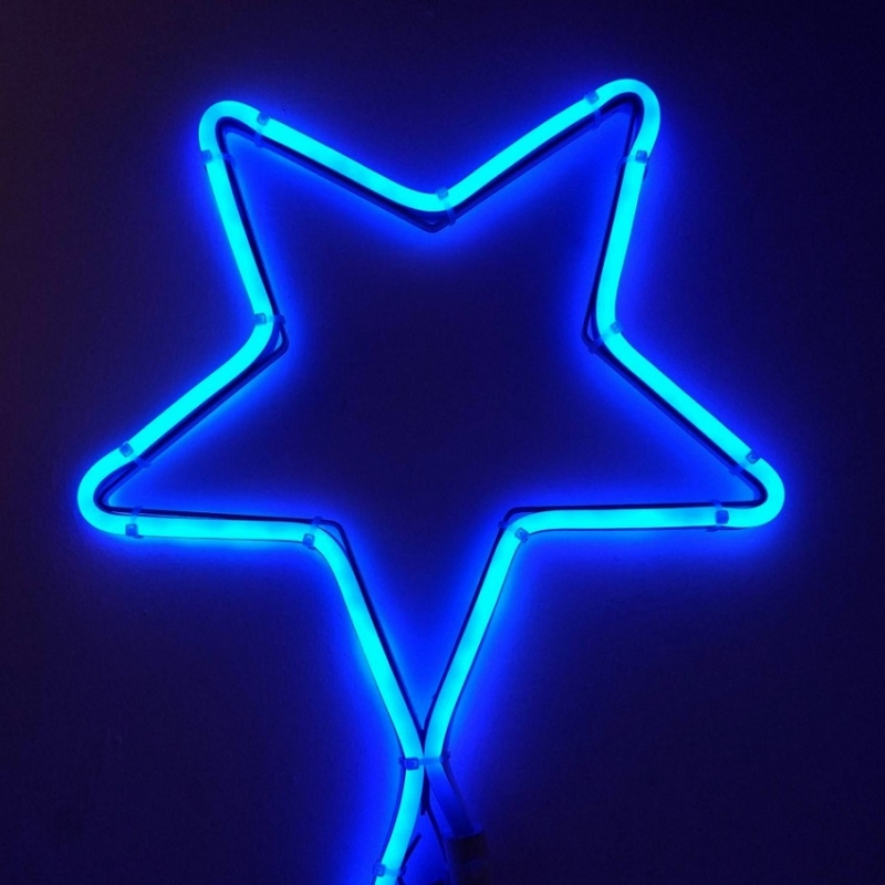 Φωτιζόμενο Αστέρι Μπλε Led...