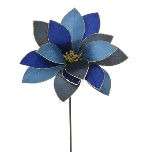 Λουλούδι Βάζου Αλεξανδρινό Μπλε Γαλάζιο 60 εκ. 