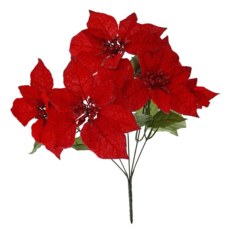 Λουλούδι Μπουκέτο Αλεξανδρινό Κόκκινο 36 εκ. 