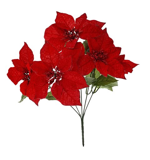 Λουλούδι Μπουκέτο Αλεξανδρινό Κόκκινο 36 εκ. 