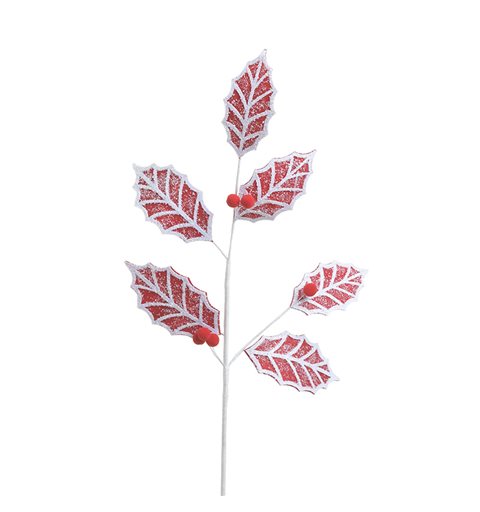 Κλαδί Φύλλα Κόκκινο 67 εκ.