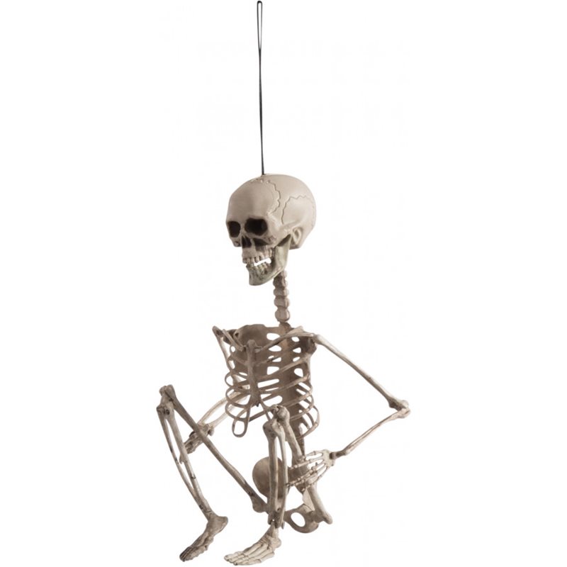 Αποκριάτικο Αξεσουάρ Halloween Κρεμαστός Σκελετός μς Κίνηση 