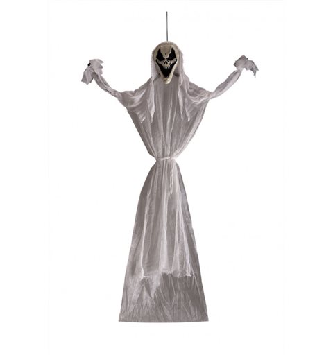 Αποκριάτικο Αξεσουάρ Halloween Κρεμαστός Σκελετός Φάντασμα με Φως