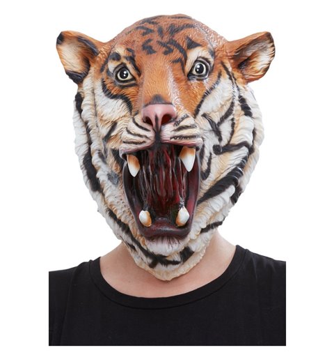 Αποκριάτικη Μάσκα Latex Τίγρης