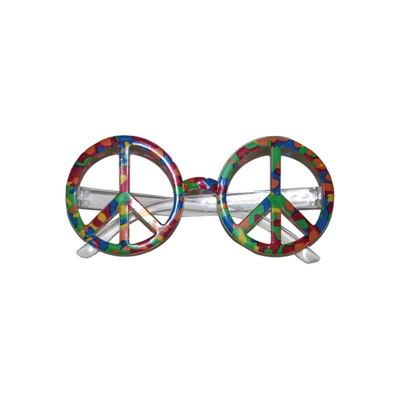 Αποκριάτικο Αξεσουάρ Γυαλιά Hippie Σήμα Ειρήνης