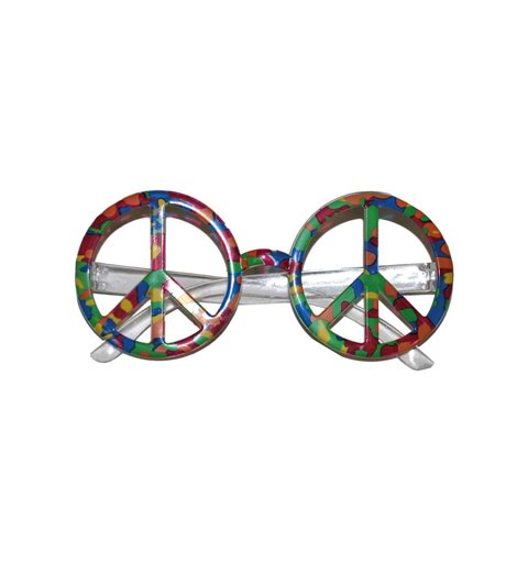 Αποκριάτικο Αξεσουάρ Γυαλιά Hippie Σήμα Ειρήνης